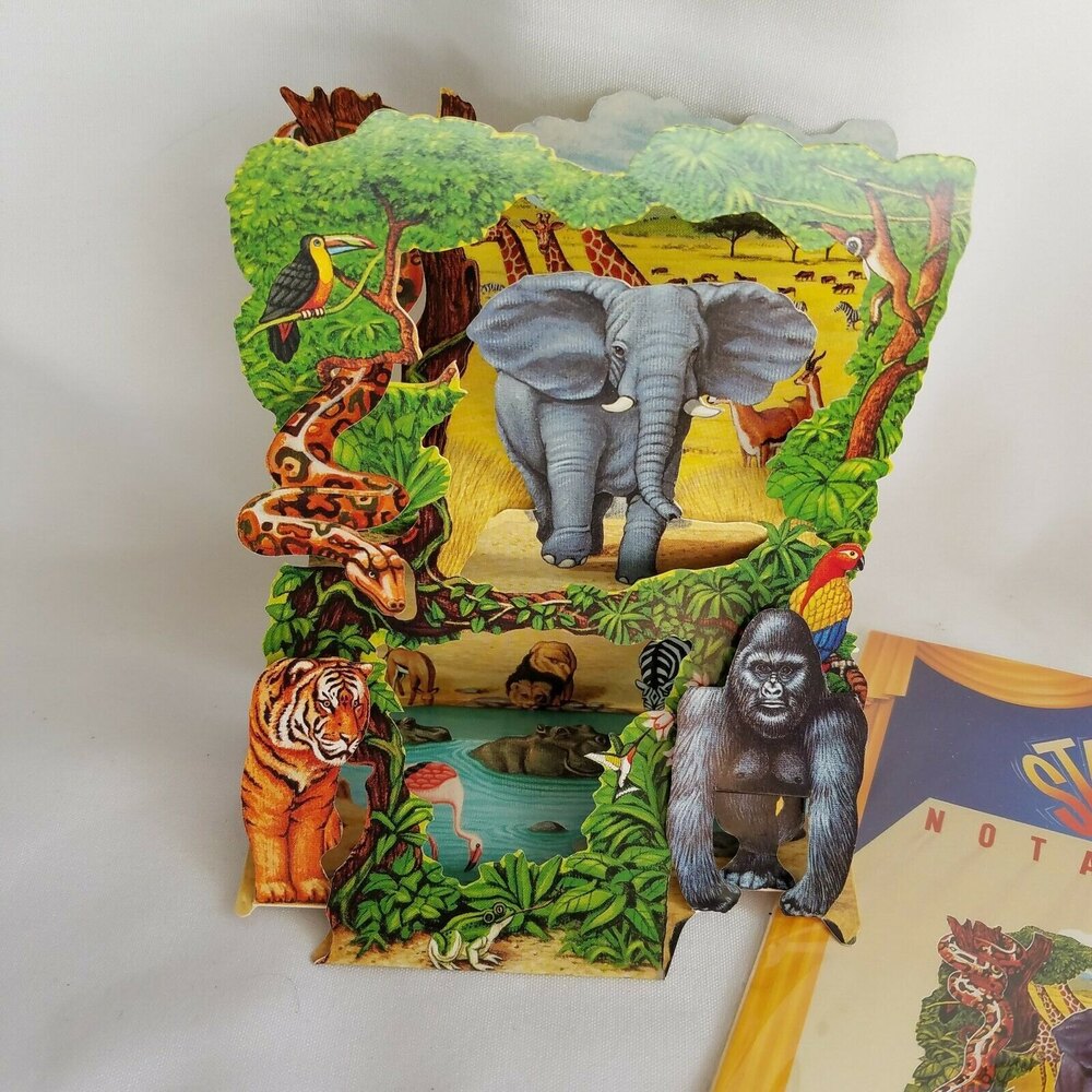 PopShots Standing Notations Jungle  3D Pop Up Greeting Card